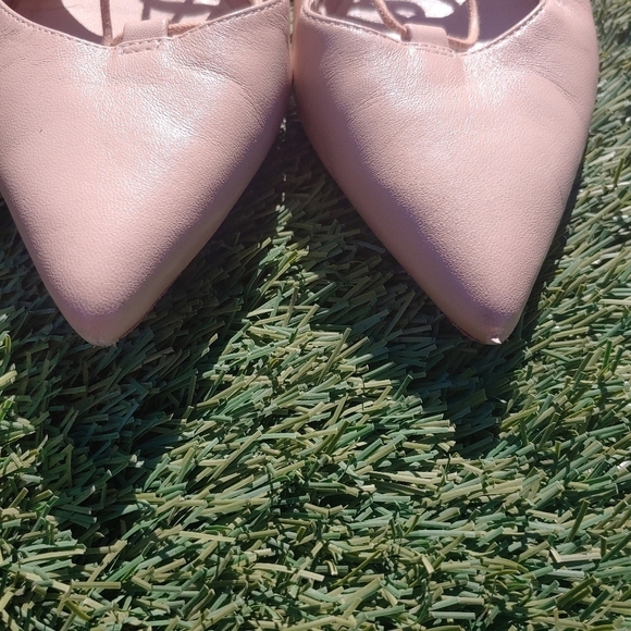 Loeffler Randall Ambra Lace Up Pointed Toe Flats - Picture 2 of 5